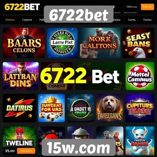 6722bet oferece uma ampla variedade de jogos online